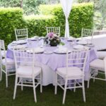 Round table setting copy