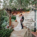Wedding Photography garden wedding ceremony - evergreen garden venue