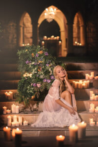 fairytale photoshoot location. evergreen garen venue