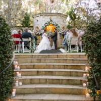 wedding ceremony location. garden wedding